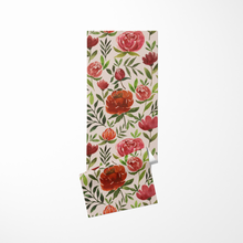 Load image into Gallery viewer, Burgundy Watercolor Floral Yoga Mat