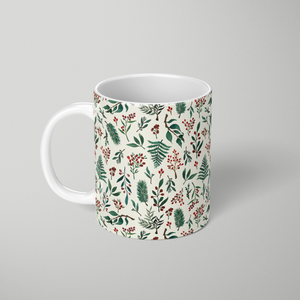 Christmas Berries Pattern - Mug