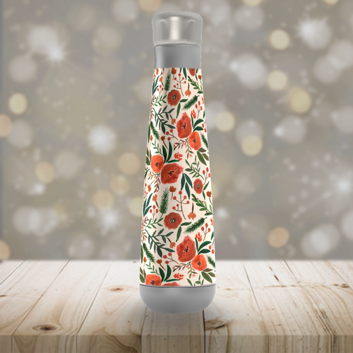 Christmas Floral Peristyle Water Bottle [Wholesale]