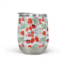 Load image into Gallery viewer, Coffee and Mittens Stemless Wine Tumbler [Wholesale]