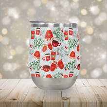 Load image into Gallery viewer, Coffee and Mittens Stemless Wine Tumbler [Wholesale]