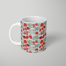 Load image into Gallery viewer, Coffee and Mittens Christmas Pattern - Mug