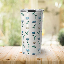 Load image into Gallery viewer, Colorful Ink Flower Travel Mug
