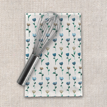Load image into Gallery viewer, Colorful Ink Flower Tea Towel