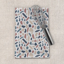 Load image into Gallery viewer, Cool Terrazzo Pattern Tea Towel