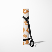 Load image into Gallery viewer, Copper Leopard Print Yoga Mat