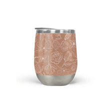 Load image into Gallery viewer, Copper Magnolia Stemless Wine Tumblers