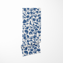 Load image into Gallery viewer, Dark Blue Ink Floral Yoga Mat