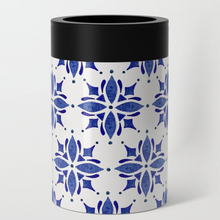 Load image into Gallery viewer, Dark Blue Tile Can Cooler/Koozie