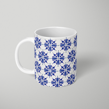 Load image into Gallery viewer, Dark Blue Tile Pattern - Mug