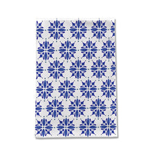 Load image into Gallery viewer, Dark Blue Tile Tea Towel [Wholesale]