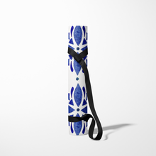 Load image into Gallery viewer, Dark Blue Tile Yoga Mat