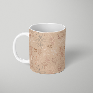 Desert Leaf Pattern - Mug