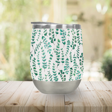 Load image into Gallery viewer, Eucalyptus Watercolor Stemless Wine Tumbler [Wholesale]