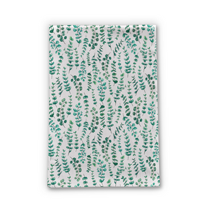 Eucalyptus Watercolor Tea Towel
