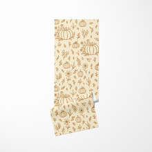 Load image into Gallery viewer, Floral Ink Pumpkin Yoga Mat