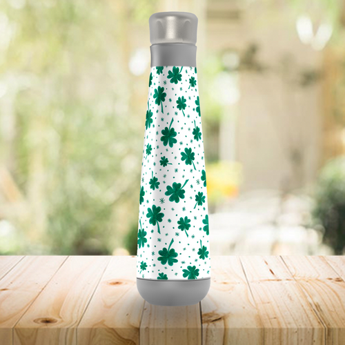Four Leaf Clover | St. Patrick's Day Peristyle Water Bottle