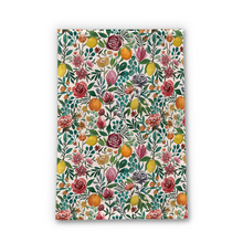 Load image into Gallery viewer, Fruit and Flowers Tea Towel