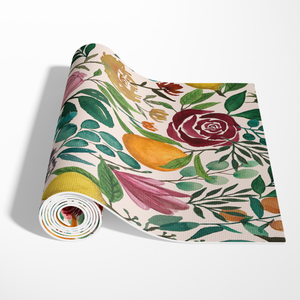 Fruit and Flowers Yoga Mat