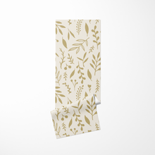 Load image into Gallery viewer, Gold Falling Leaves Yoga Mat