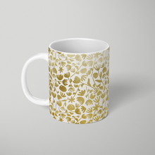 Load image into Gallery viewer, Gold Ink Floral Pattern - Mug