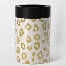 Load image into Gallery viewer, Gold Leopard Print Can Cooler/Koozie