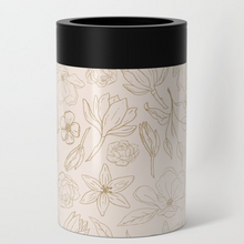 Load image into Gallery viewer, Gold Magnolia Can Cooler/Koozie