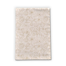 Load image into Gallery viewer, Gold Magnolia Tea Towels