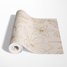 Load image into Gallery viewer, Gold Magnolia Yoga Mat