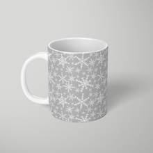 Load image into Gallery viewer, Gray Snowflakes - Mug