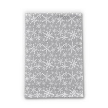 Load image into Gallery viewer, Gray Snowflakes Tea Towel [Wholesale]
