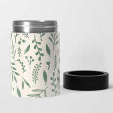 Load image into Gallery viewer, Green Falling Leaves Can Cooler/Koozie