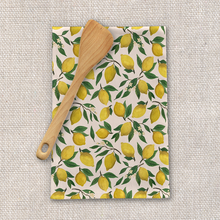 Load image into Gallery viewer, Lemon Blossom Tea Towel