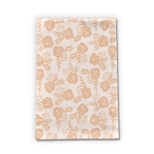 Load image into Gallery viewer, Light Orange Floral Tea Towels