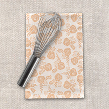 Load image into Gallery viewer, Light Orange Floral Tea Towels [Wholesale]