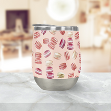 Load image into Gallery viewer, Macaron Pattern Stemless Wine Tumblers