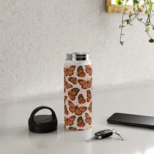 Load image into Gallery viewer, Butterfly Handle Lid Water Bottle