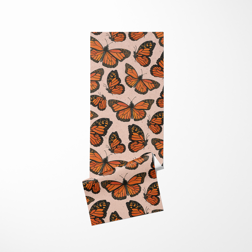 Monarch Butterfly Yoga Mat