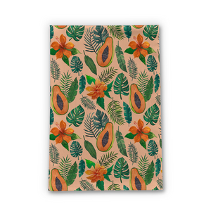 Papaya Pattern Tea Towel
