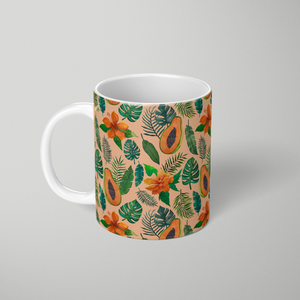 Papaya Pattern - Mug