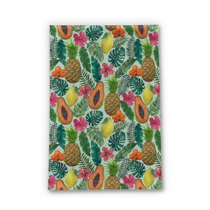Pineapple and Papaya Tropical Tea Towel [Wholesale]