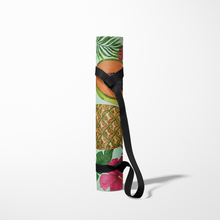 Load image into Gallery viewer, Pineapple and Papaya Tropical Yoga Mat
