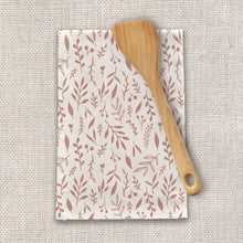 Load image into Gallery viewer, Pink Falling Leaves Tea Towels