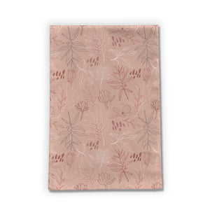 Pink Desert Leaf Tea Towel [Wholesale]
