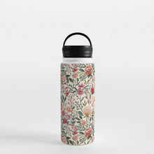Load image into Gallery viewer, Pink Spring Flowers Handle Lid Water Bottle