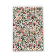 Load image into Gallery viewer, Pink Spring Flowers Tea Towel