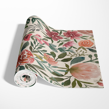 Load image into Gallery viewer, Pink Spring Flowers Yoga Mat