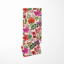 Load image into Gallery viewer, Pink Tropical Flower Yoga Mat
