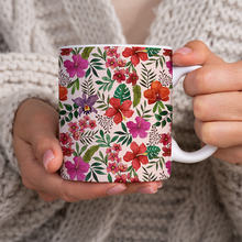 Load image into Gallery viewer, Pink Tropical Flower Pattern - Mug