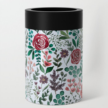 Load image into Gallery viewer, Pink and Purple Flowers Can Cooler/Koozie
